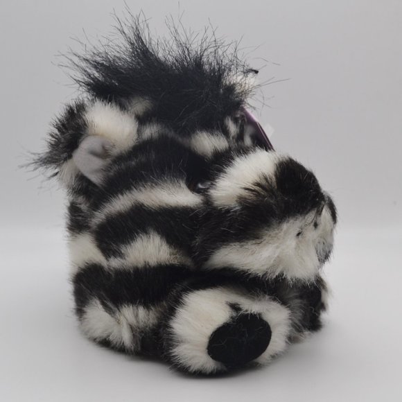 Zack the Zebra Puffkins by Swibco Style 6640 Bean Bag Plush - Picture 2 of 8